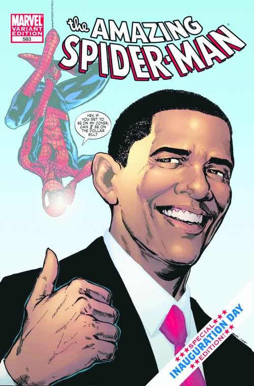 El 14 de enero saldrá en Estados Unidos el cómic de Spiderman en el que figura Barack Obama. (Fotografía de AP)