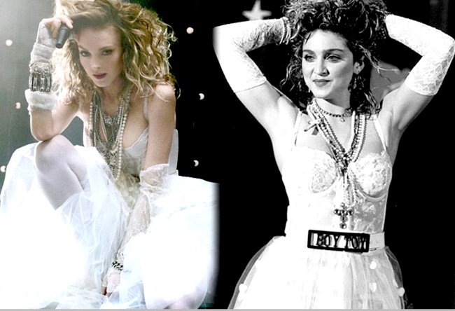 Lindsay imita imagen de Madonna en sesión