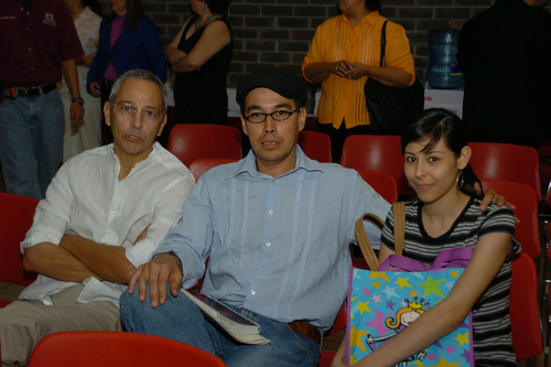 Jaime Hinojosa, Julio César Félix y Mariana Torres. 