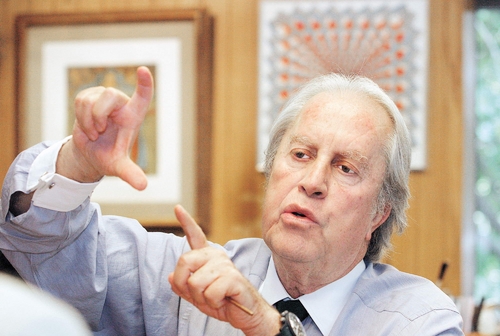 En análisis. Luis Orbañanos, director general de Corporación GEO anticipa que no planea volver a construir en Estados Unidos.  EL UNIVERSAL 