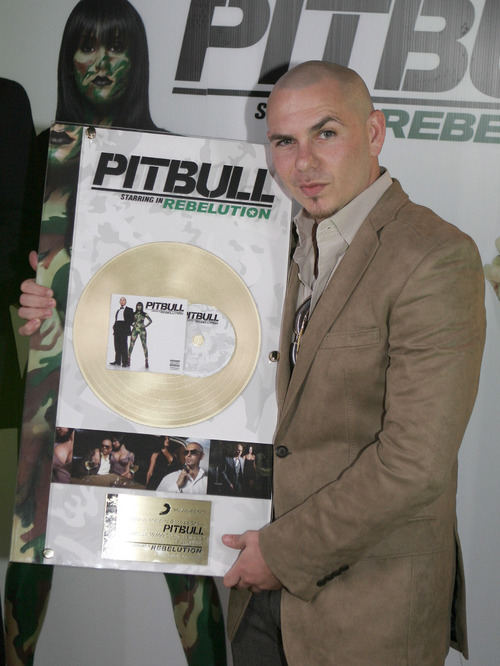 Feliz. El cantante cubano, orgullosamente latino, recibió disco de oro por las altas ventas de su álbum Rebelution en nuestro país.  