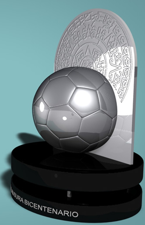 En la Liga de Ascenso, el equipo campeón recibirá el diseño de un balón incrustado en el Calendario Azteca, con base negra, pero sin el águila y el contorno plateado. (El Universal)