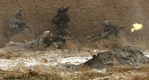 Ataques. Ofensiva militar de la OTAN en Afganistán.  AP