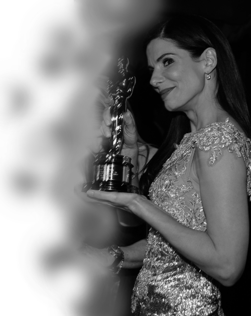 Felicidad. Sandra Bullock fue premiada en la pasada entrega de los Oscar en la categoría de Mejor Actriz.  ARCHIVO