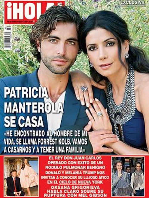 Paty vendió a ¡Hola! la exclusiva.