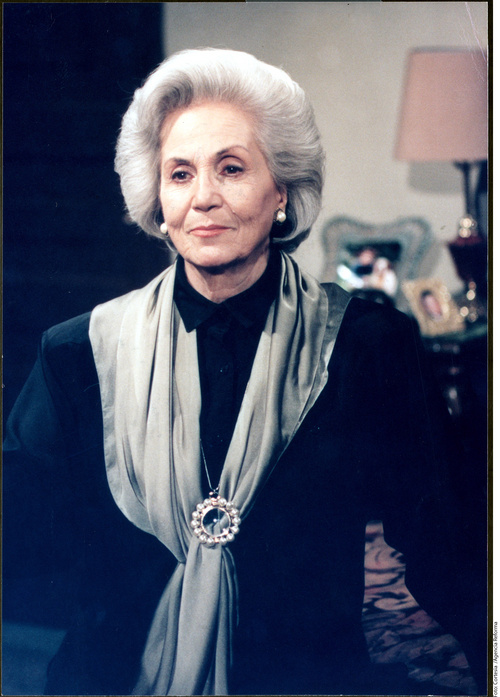 Su último trabajo. María Teresa Rivas participó en 2000 en el melodrama Carita de Ángel, su última aparición en televisión.  AGENCIA REFORMA
