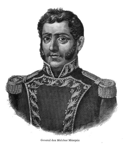 Melchor Múzquiz. Militar insurgente y político prominente.