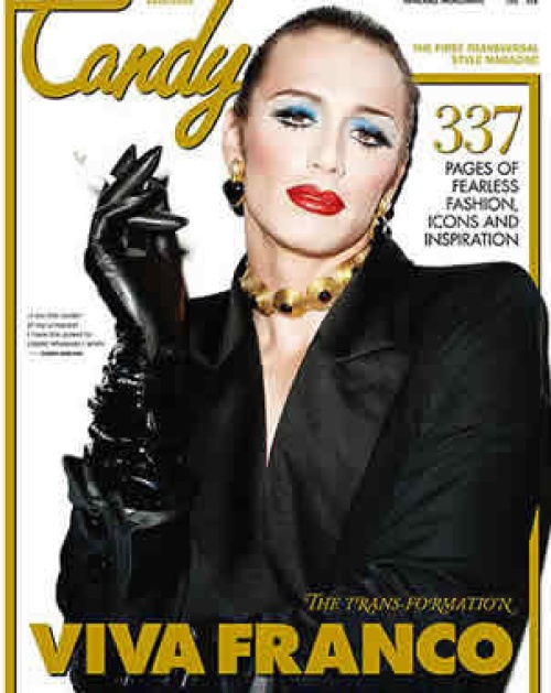 James Franco cambió su imagen para la revista Candy. 