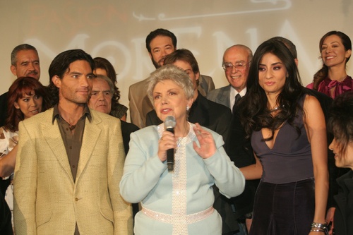 Adeudo. Evangelina Elizondo afirmó que la empresa debe dinero a sus actores.  ARCHIVO