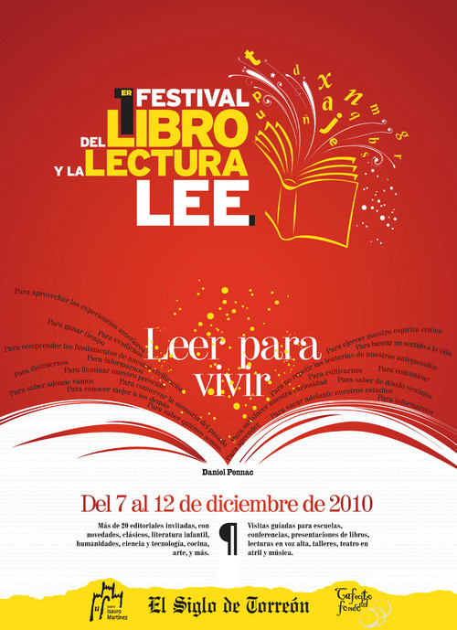 Una fiesta. Del 7 al 12 de diciembre, el Teatro Isauro Martínez y El Siglo de Torreón realizarán la primera edición del Festival del Libro y la Lectura, con un programa de actividades que busca atraer público de todas las edades a través de talleres, conferencias y lecturas.