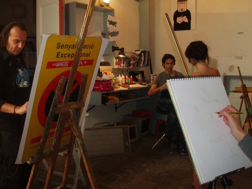 El inicio. El taller de Figura Humana de la Academia Artesano será los sábados.