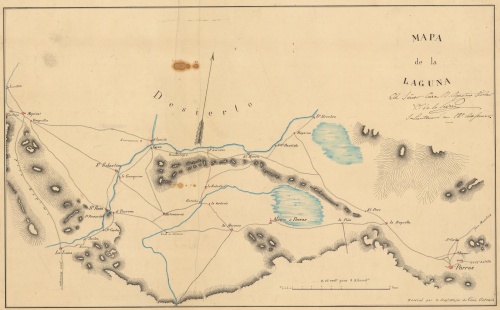 Colección Orozco y Berra, La Laguna 2o Imperio, mapa 3161-25-rec.