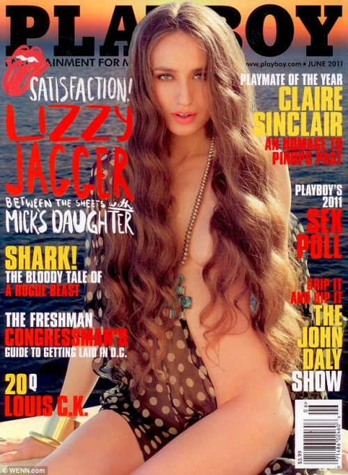 Desnuda Playboy a Lizzy Jagger