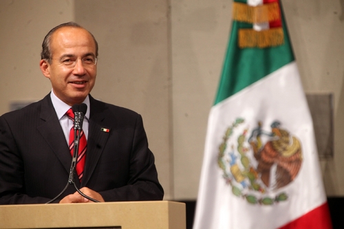 Veto. Felipe Calderón Hinojosa, presidente de México.