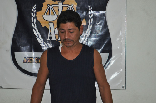 Detenido. Juan Francisco fue arrestado después de robar tubería de cobre de una casa.