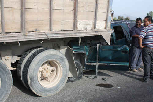 Aparatoso. Del accidente resultaron 10 lesionados