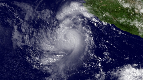 Alerta. En su reporte de las 16:30 horas, el Servicio Meteorológico Nacional detalló que 'Calvin' se convirtió en el tercer huracán de la temporada en el Océano Pacífico nororiental.