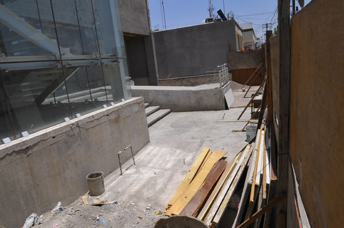 Solo. En obra negra se encuentra el edificio sede del Poder Judicial en Gómez. 