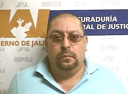 Cae. José Luis González González fue detenido en Guadalajara.