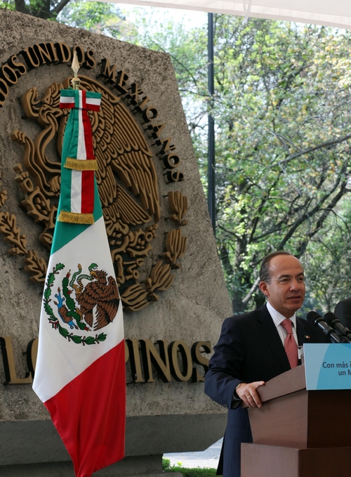 Gasto. Felipe Calderón, presidente de México.