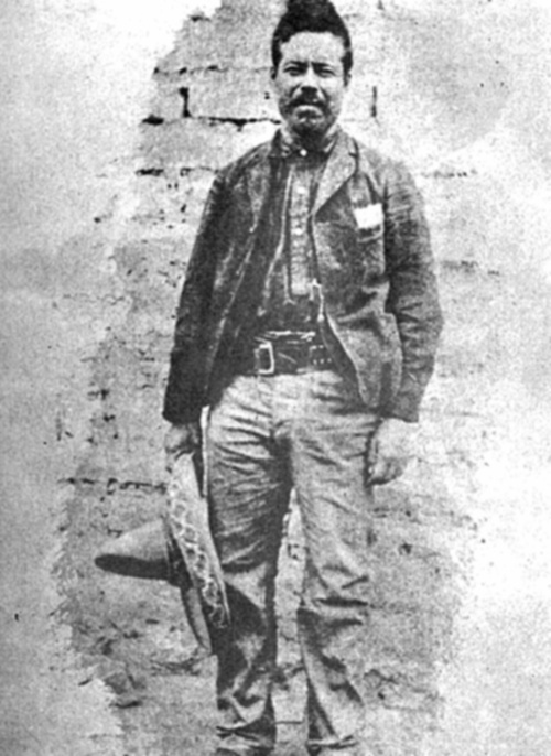 Pancho Villa en sus inicios como revolucionario.