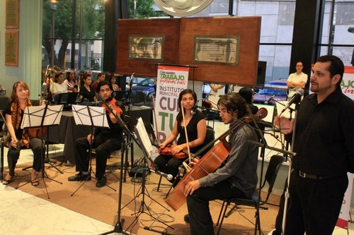 Los alumnos. La escuela está integrada por laguneros de todas las edades, niños, jóvenes y adultos que se acercan a la música.