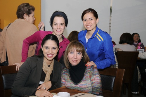 Amine, Gabriela, Mayte y Ana Lucía.