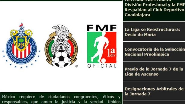 La federación y los otros 17 equipos de la primera división se unieron el viernes por la noche al veto a Récord, en respuesta a una solicitud de Chivas.