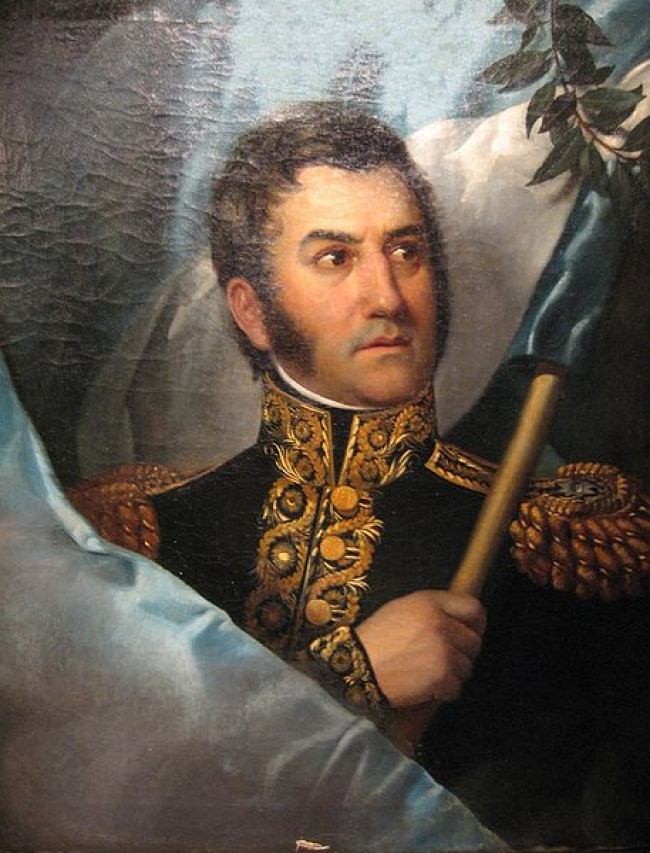 José San Martín, libertador latinoamericano. ARCHIVO
