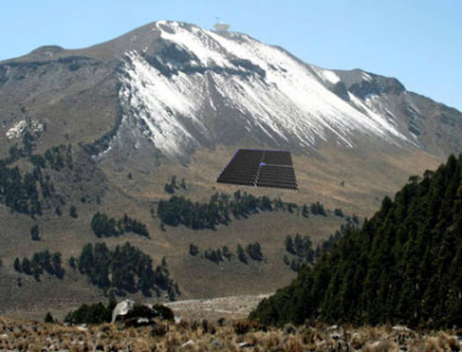 Único en el mundo. El observatorio está en el Volcán Sierra Negra del Parque Nacional del Pico de Orizaba.
