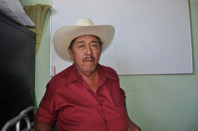 Dice. El comisariado, Juan Reyes García, admite que actualmente hay división en el ejido Benito Juárez por la disputa de 47 hectáreas.