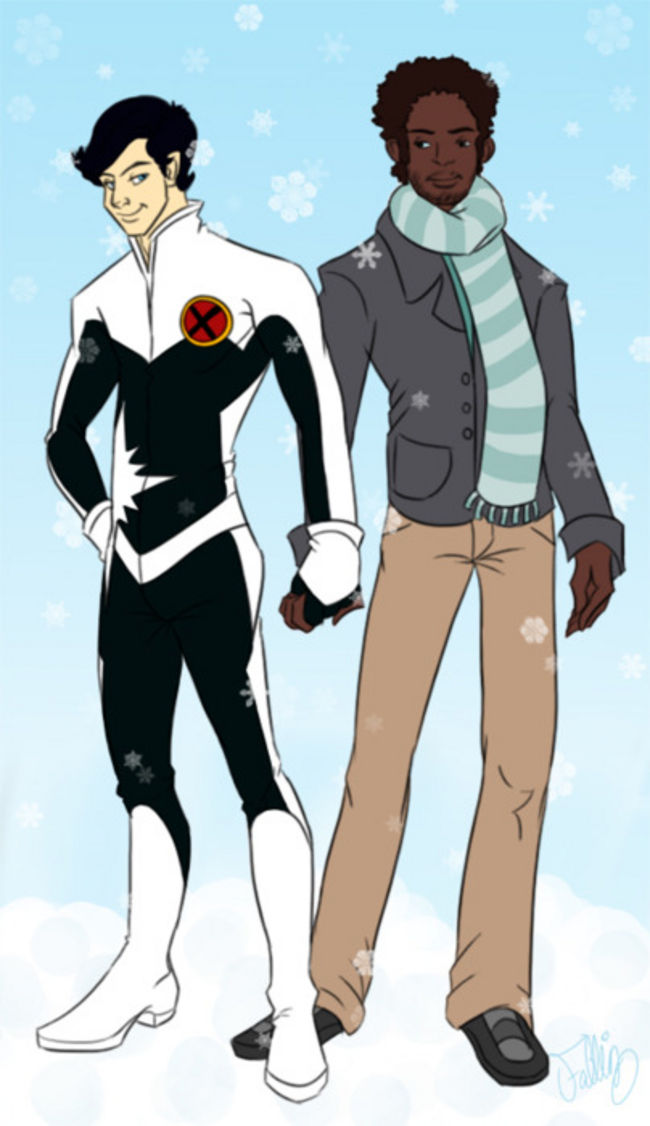 Juntos. El súper héroe y su novio unirán sus vidas en una edición especial del cómic.