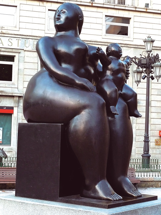 Fernando Botero, La Maternidad, 1996.