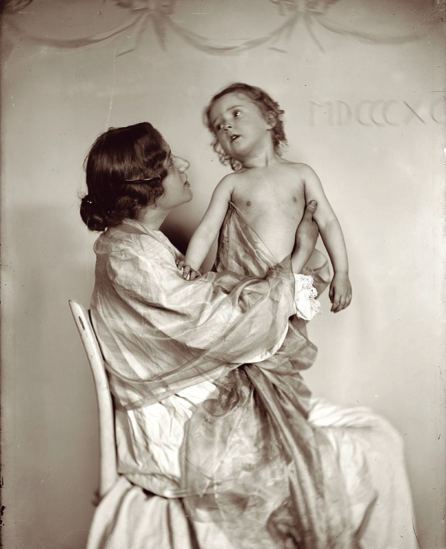 Gertrude Kasebier, Adoración, 1898.