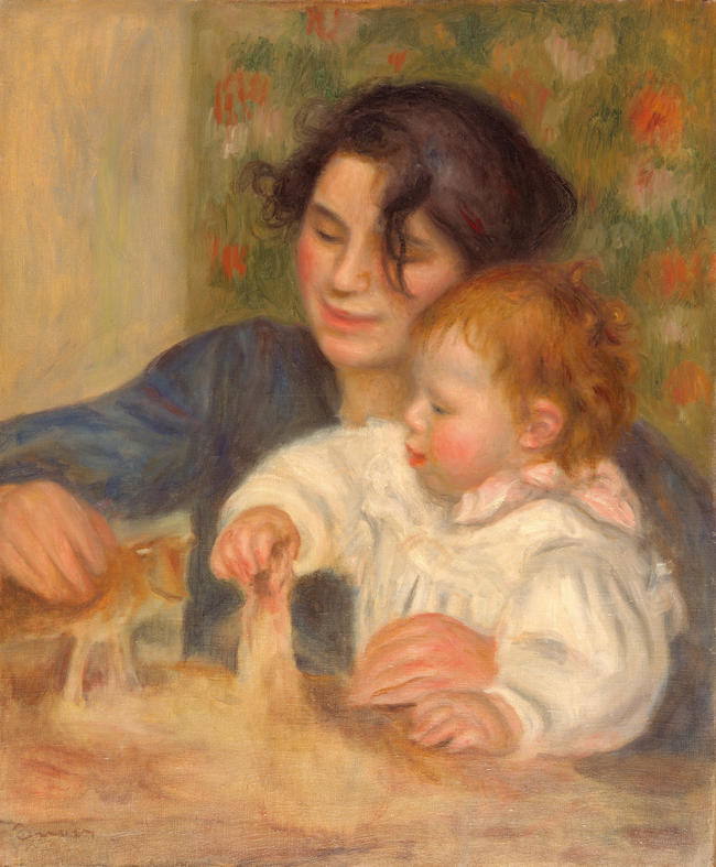 Pierre Auguste Renoir, Gabrielle y Jean, 1895-1896.