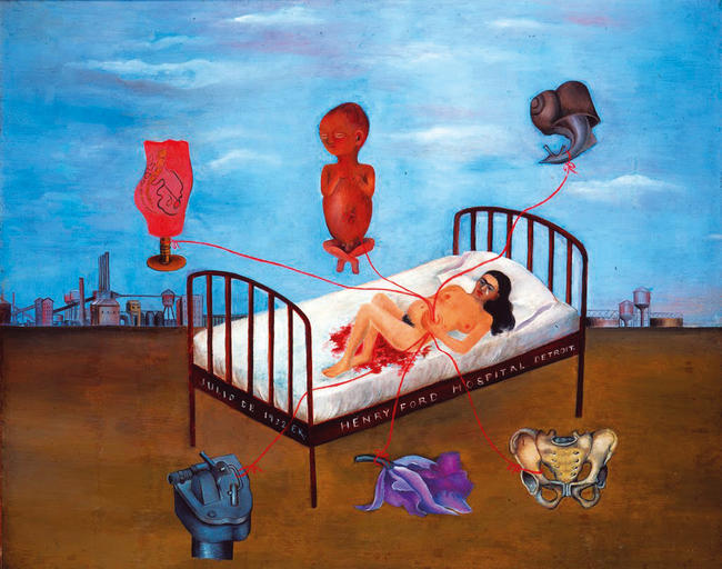 Frida Kahlo, La cama volando, 1932.