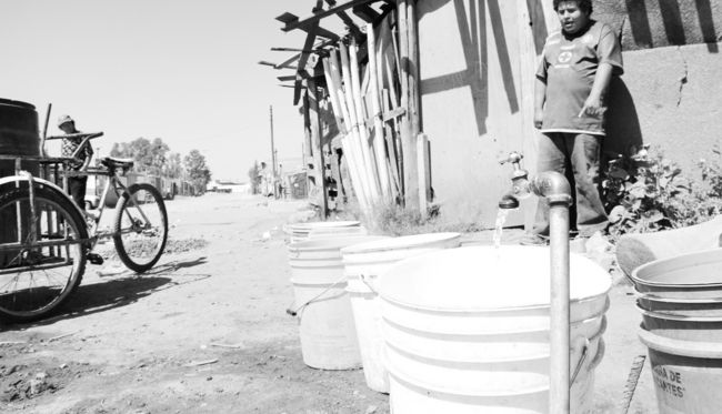 Problemática. En cinco comunidades del medio rural se padece escasez de agua potable.