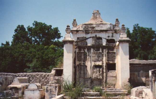 La que fue cripta de la familia Madero, en el panteón de San Antonio.