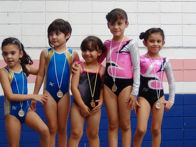 Las pequeñas gimnastas podrían darle en el futuro muchas alegrías a la región. Escuela de Gimnasia Olímpica AGA realiza buena exhibición