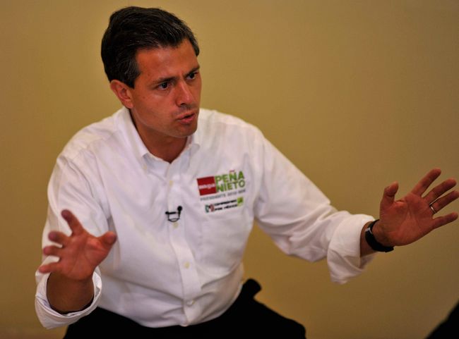 Elecciones. Enrique Peña Nieto, candidato del PRI-PVEM a la Presidencia de la República.