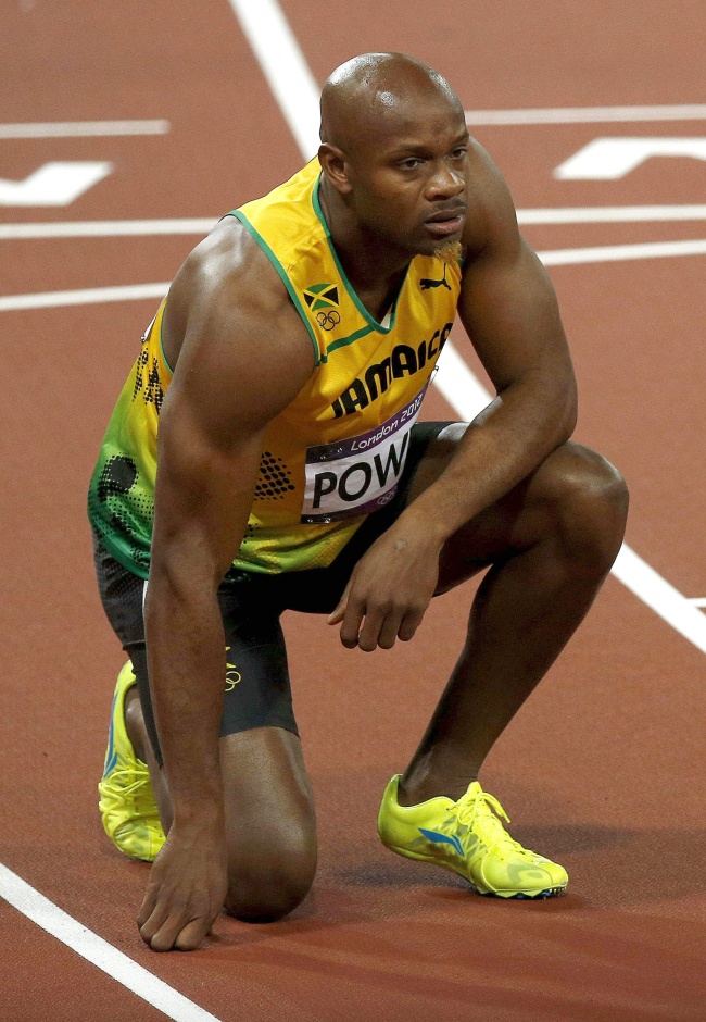 El velocista jamaiquino Asafa Powell se vio obligado a abandonar los Juegos Olímpicos Londres 2012.