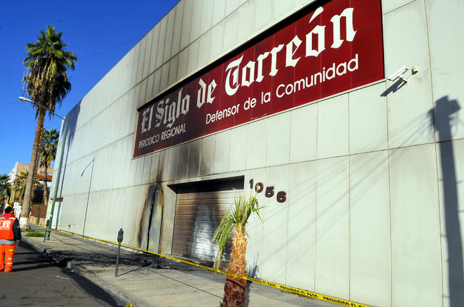 Un segundo ataque ocurrido la madrugada del 15 de noviembre de 2011 también quedó impune. (Archivo El Siglo de Torreón)