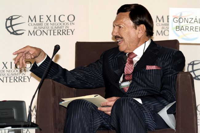 El Rey de la tortilla. Foto de archivo del presidente de Gruma y Banorte, Roberto González Barrera al participar en 2009 en el foro México Cumbre de Negocios. (NOTIMEX)