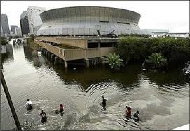80 por ciento de la ciudad de Nueva Orleans quedó inundada tras el paso de Katrina. INTERNET