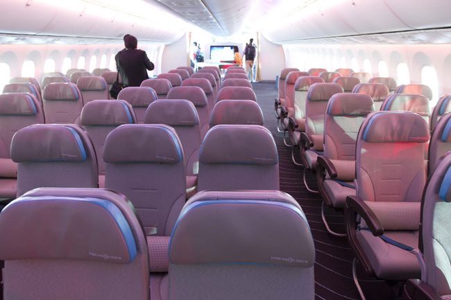 Interiores. Aviones de primera calidad muestra Aeroméxico, resultado de sus dos últimas inversiones. (NOTIMEX)