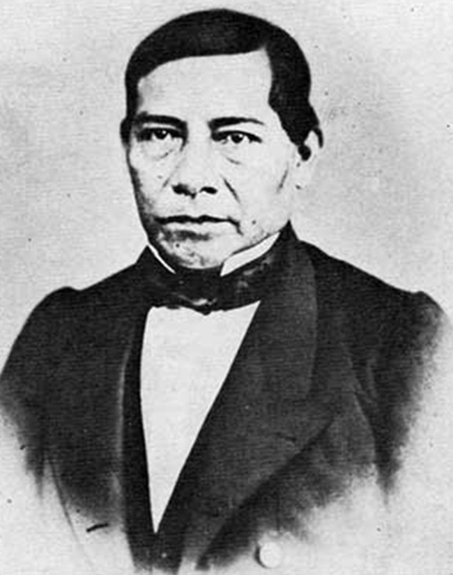 Benito Juárez, presidió el histórico festejo.