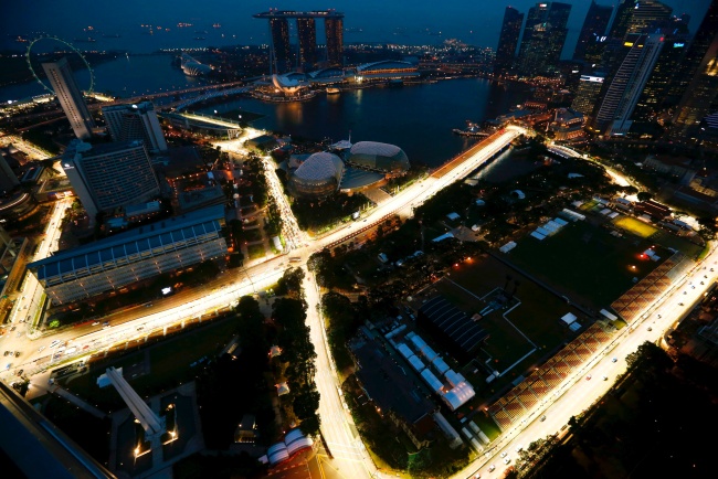 Circuito urbano de Marina Bay en Singapur
