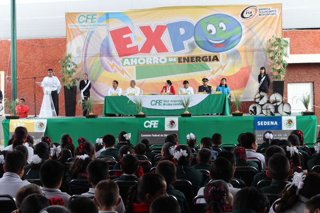 Inauguración. CFE arranca la Expo Ahorro de Energía, con lo que busca acreditar a más de 8 mil niños como guardianes de electricidad. 