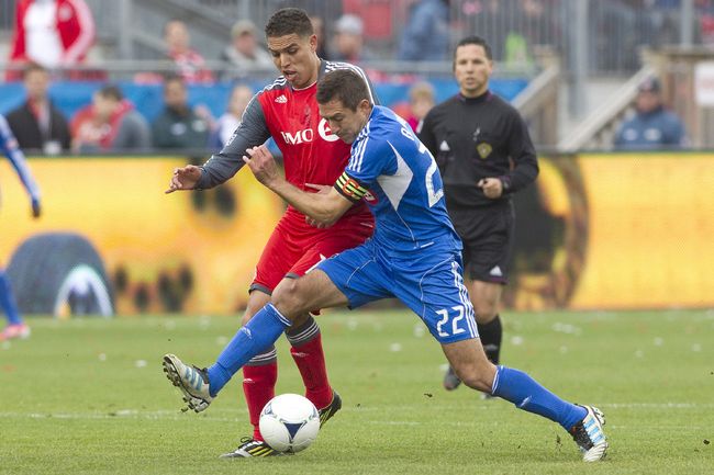 En su más reciente confrontación dentro de la MLS, los rojos del Toronto FC igualaron 0-0 frente a sus paisanos canadienses del Impact de Montreal, en lo que fue su último partido en casa en la campaña 2012. (AP)