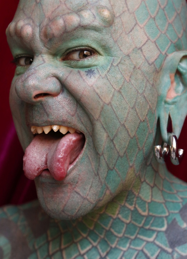 El hombre lagarto, un 'freaky' consecuente